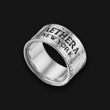 Aethera Logo Cigar Band Ring