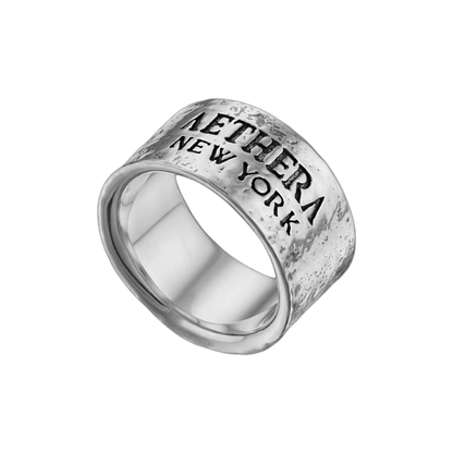 Aethera Logo Cigar Band Ring