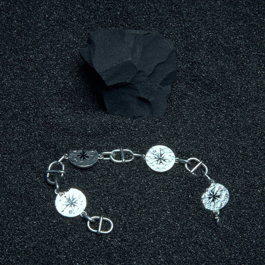 Aethera Burst Coin Bracelet