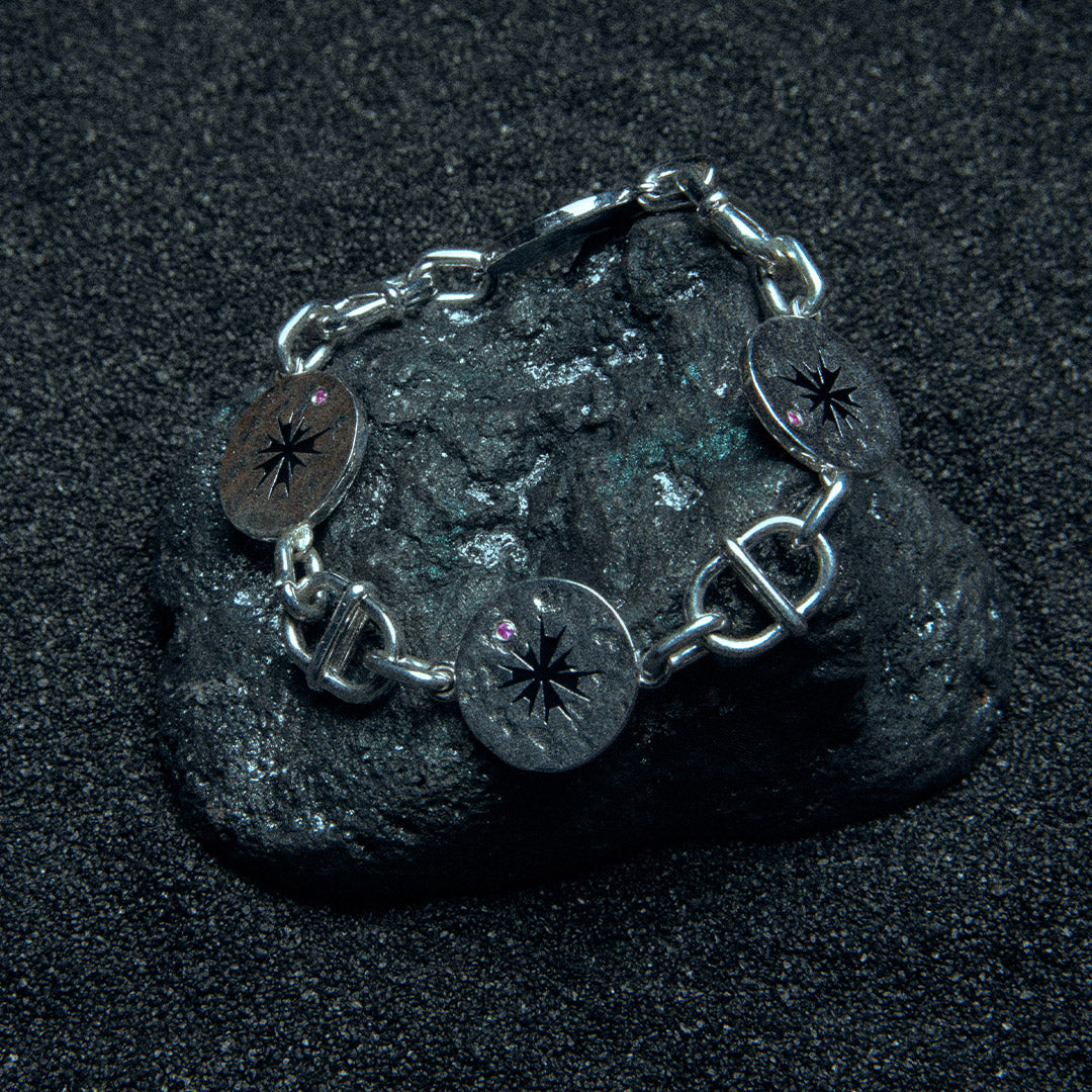 Aethera Burst Coin Bracelet