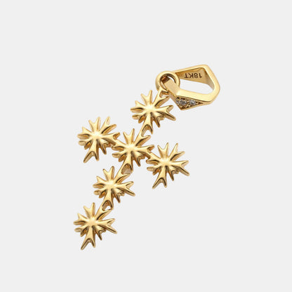 Aethera Cross pendant in 18k yellow gold