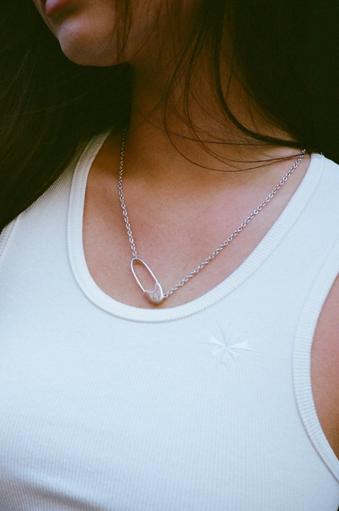 Safety Pin Necklace – Aethera Design