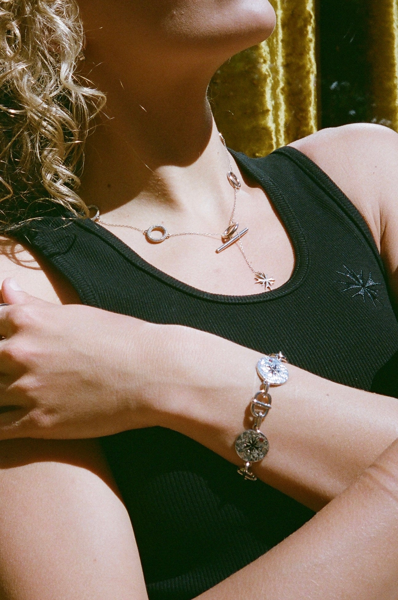 Aethera Burst Coin Bracelet