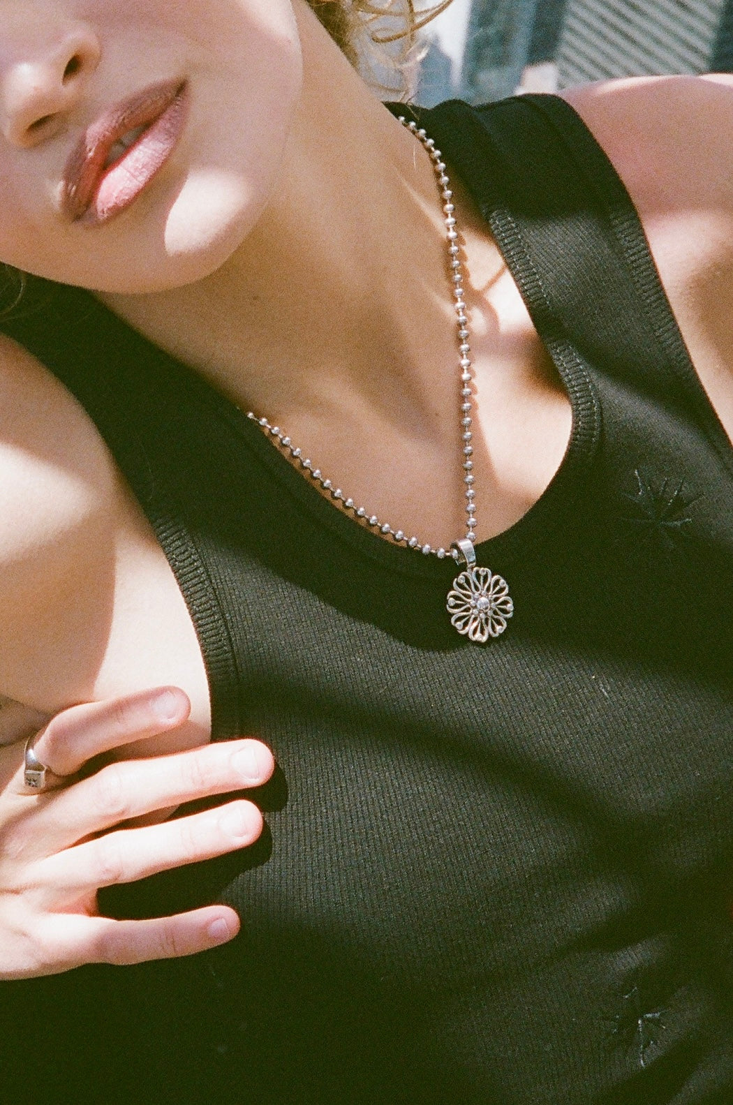 Flower Pendant Necklace